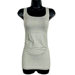 BLANQI Maternity Tank Racerback Grey Gray Sport Top - S